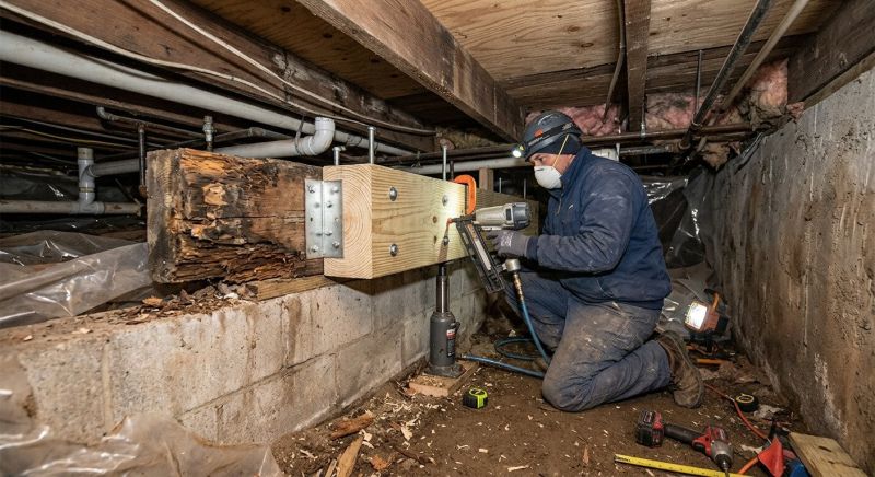 Subfloor Joist Replacement in Kansas City, KS